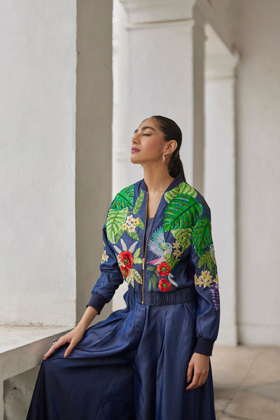 Women Clothing Denim Buda Embroidered Jacket 