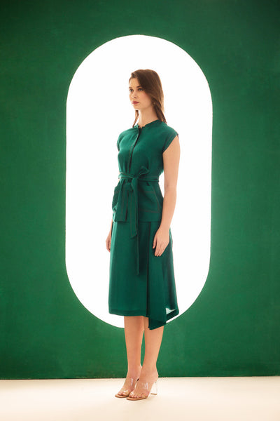 Emerald Green Visionary Skirt Set