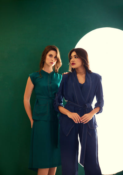 Emerald Green Visionary Skirt Set