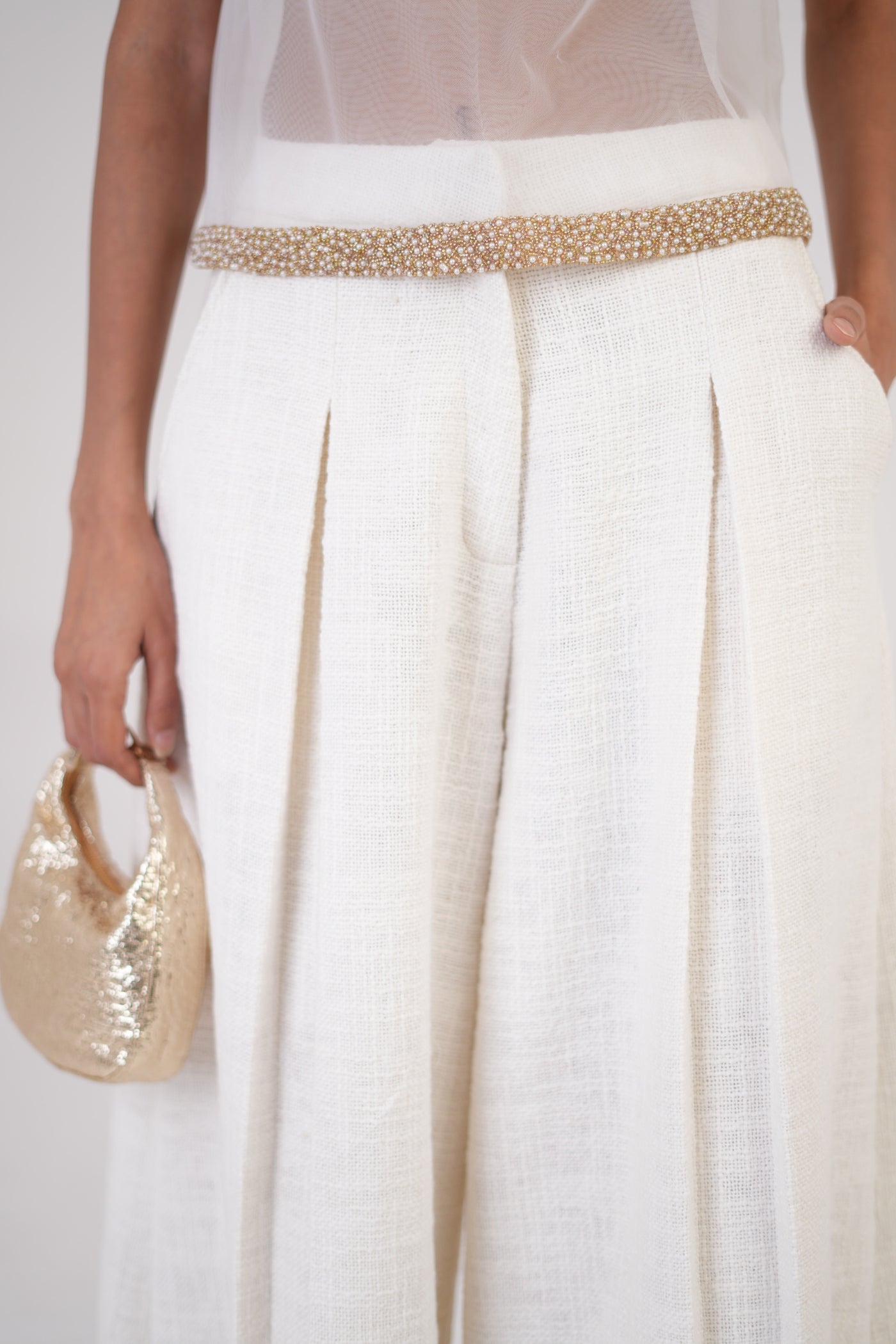 Hand-Crafted Structured Pant
