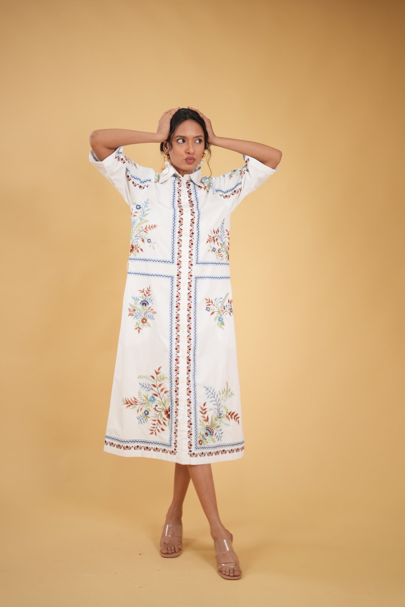 Iris Breeze Shirt Dress