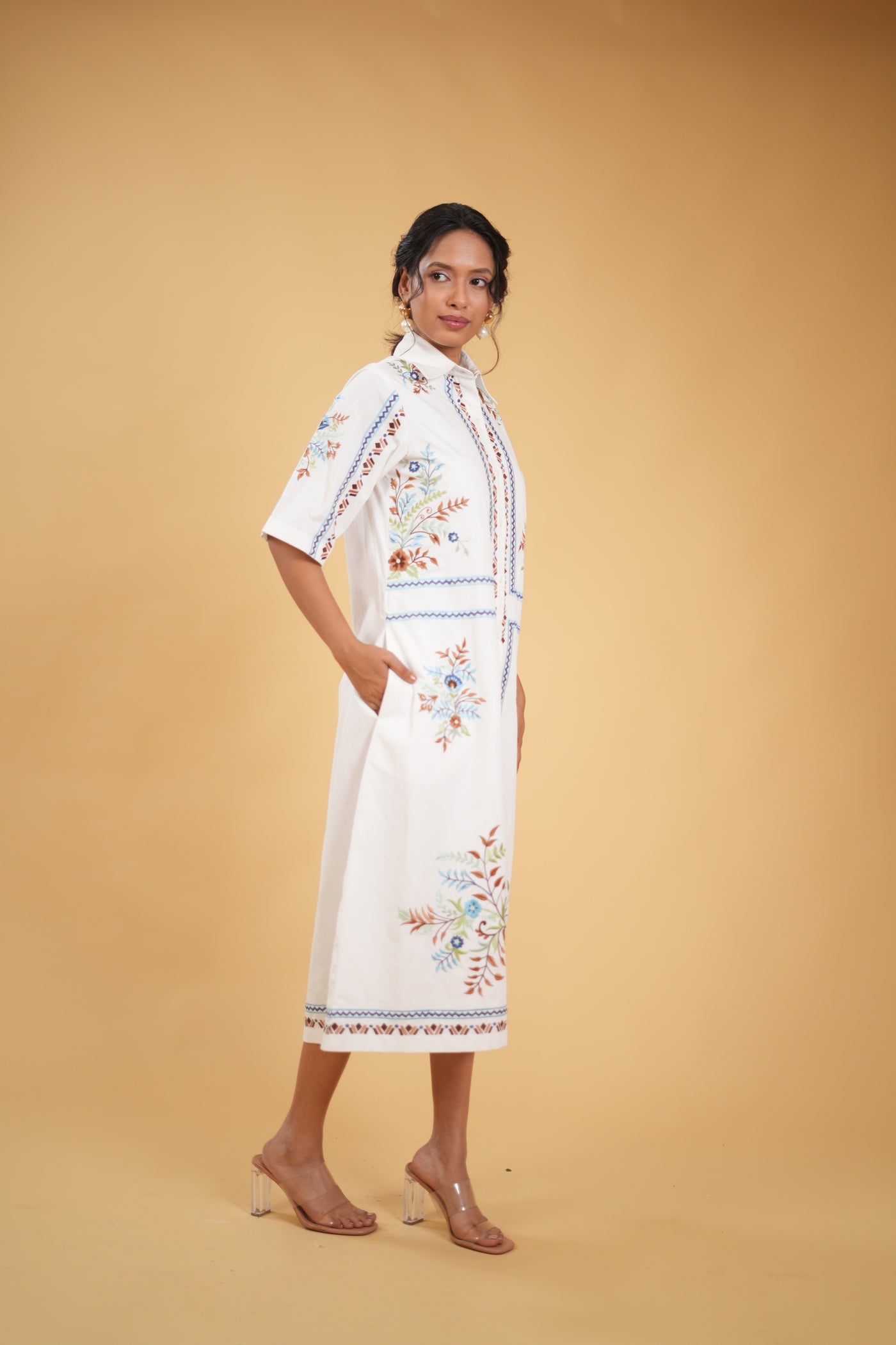 Iris Breeze Shirt Dress