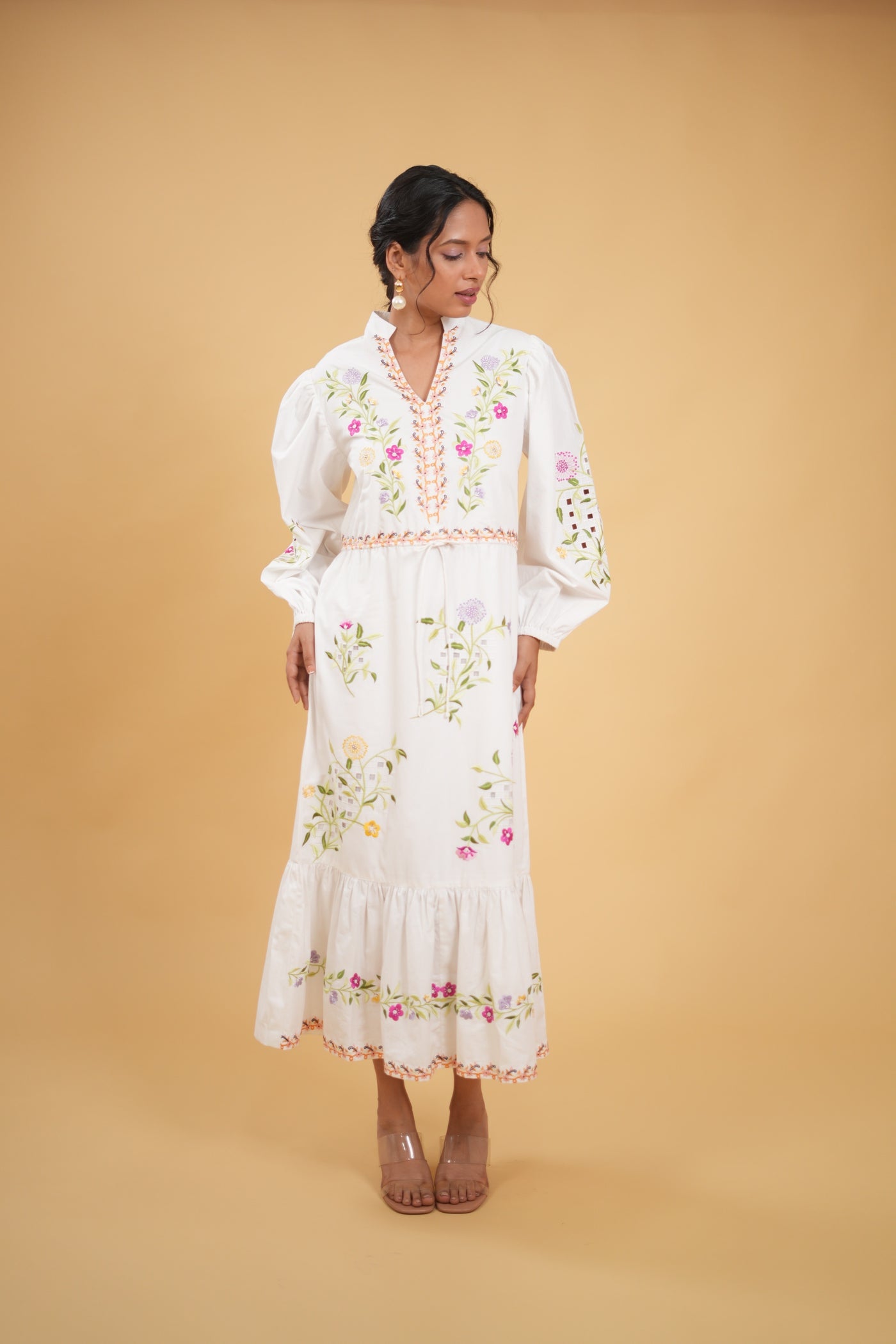 Orchid Whisper Long Dress