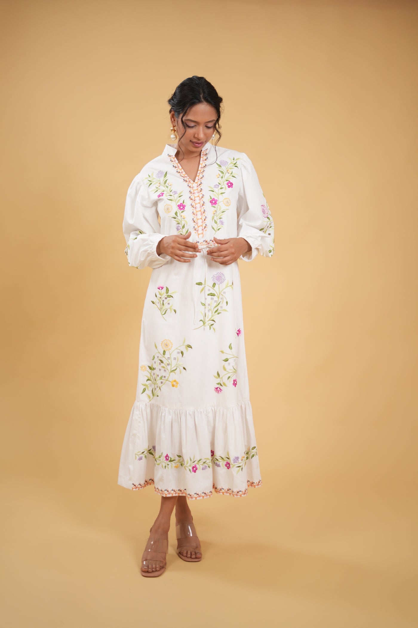 Orchid Whisper Long Dress
