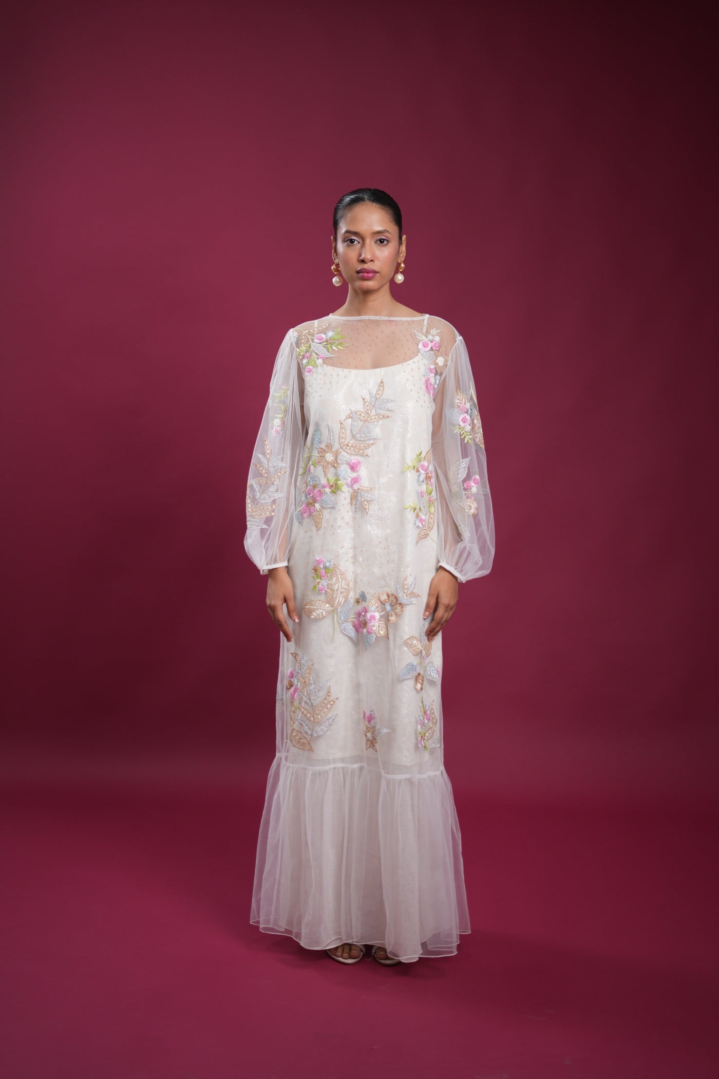 Lily Veil Long Dress