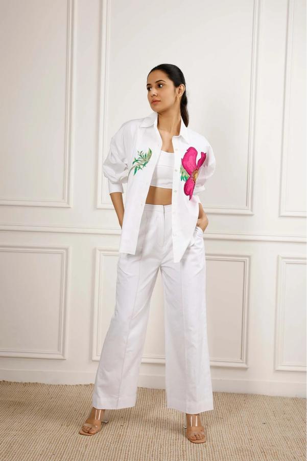 Pink Poppy Oversized Shirt