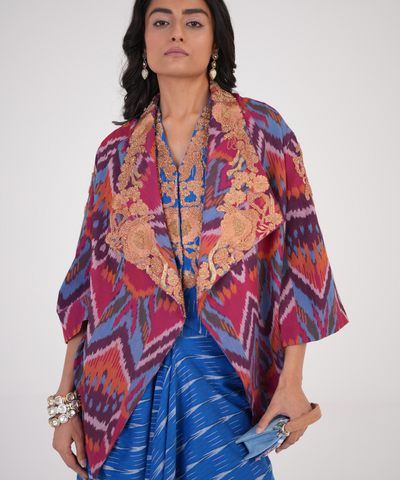Crafted Grace Cape and Skirt Set