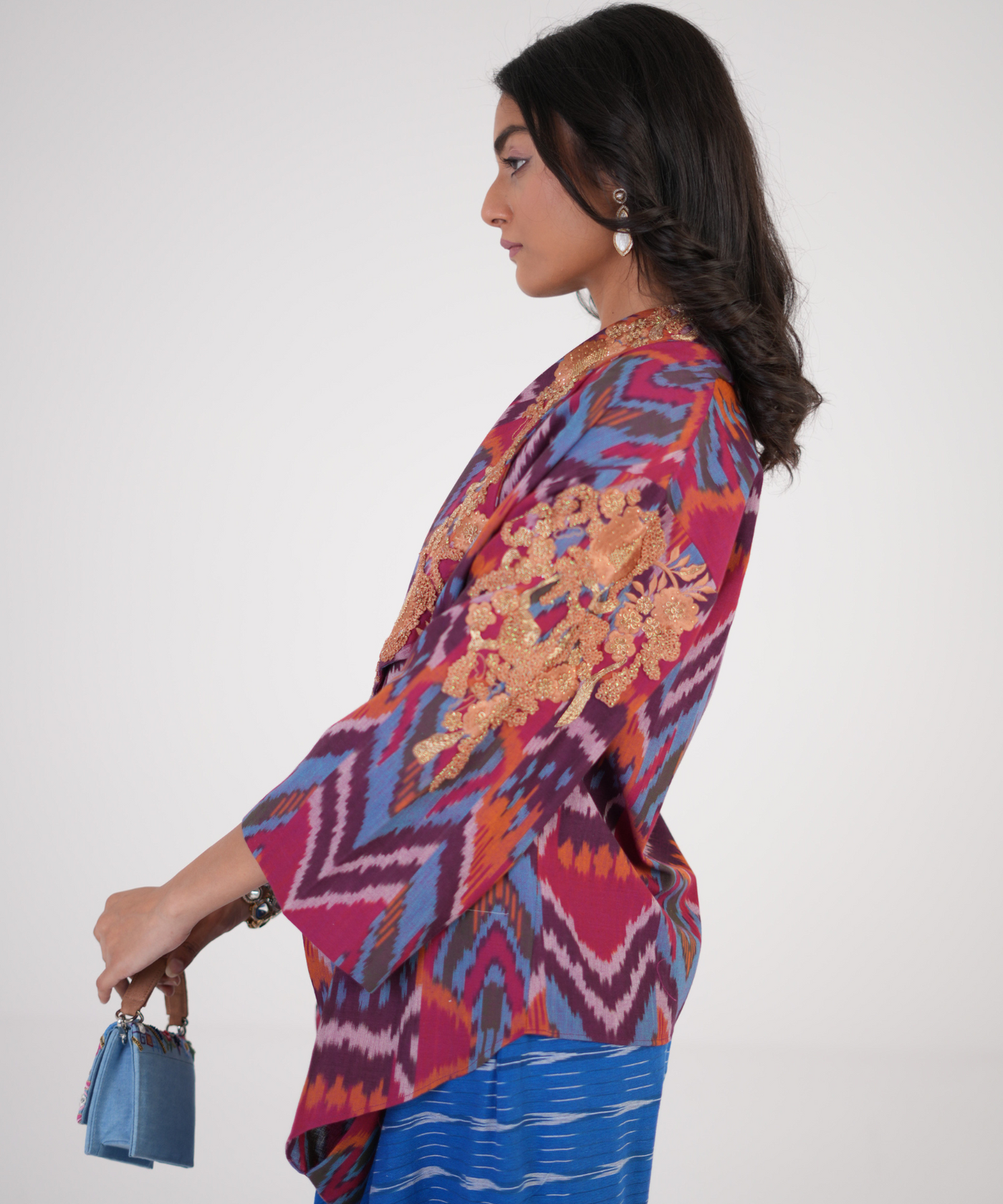 Crafted Grace Cape and Skirt Set
