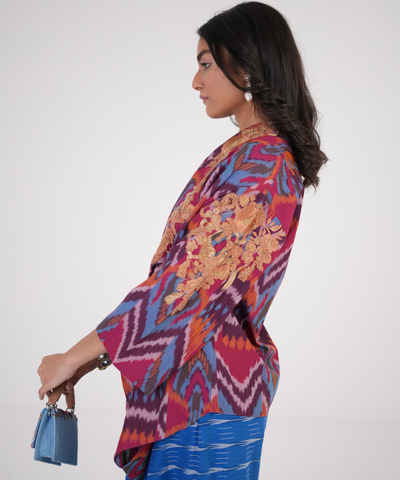 Crafted Grace Cape and Skirt Set