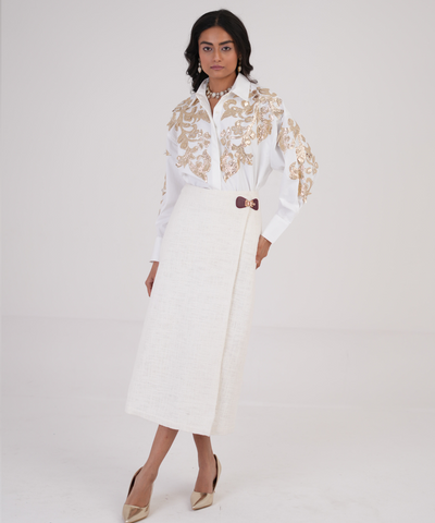 Sophisticated Wrap Skirt