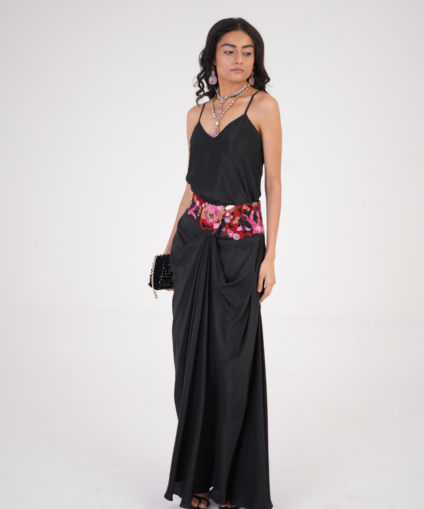 Embroidered Muse Jacket & Skirt Set
