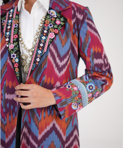Printed Legacy Long Jacket
