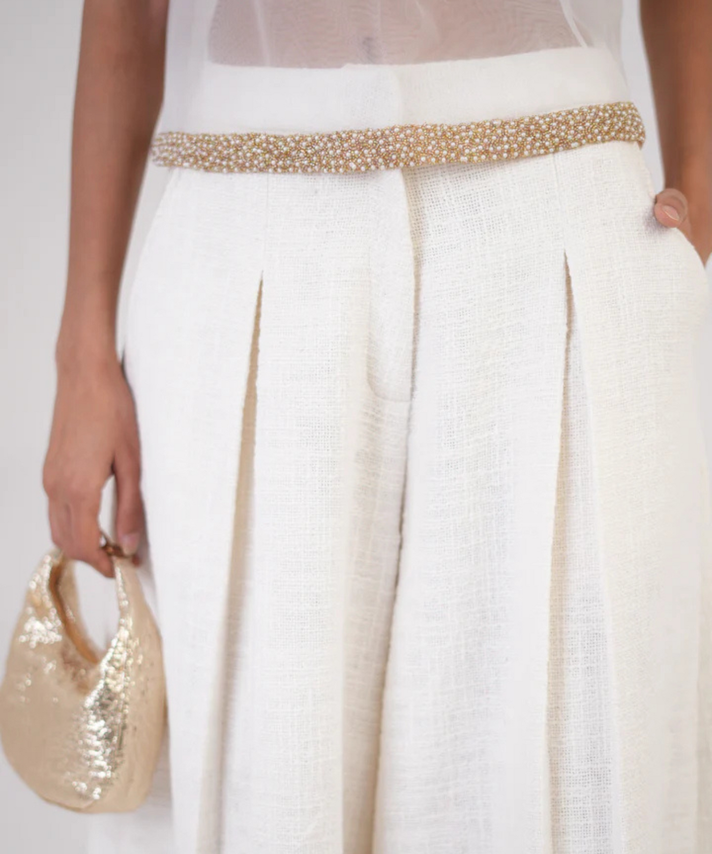 Hand-Crafted Structured Pant