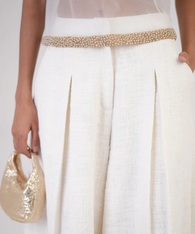 Hand-Crafted Structured Pant