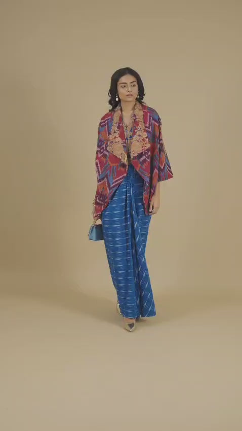 Crafted Grace Cape and Skirt Set