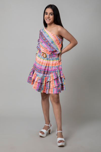 Unicorn Style Party Dress, off shoulder dress from our unicorn collection, BeTrue, Be True