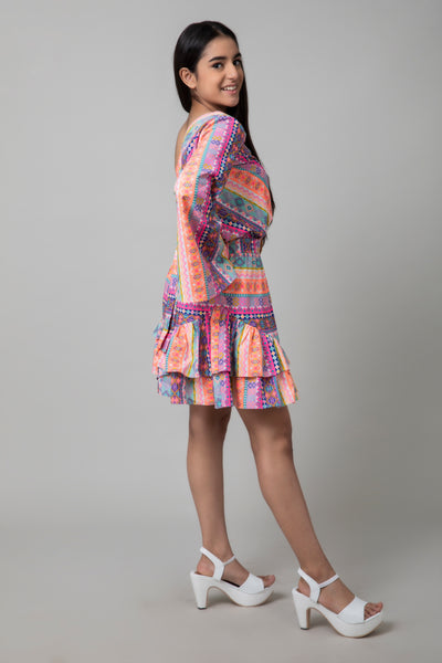 Unicorn Style Party Dress, off shoulder dress from our unicorn collection, BeTrue, Be True
