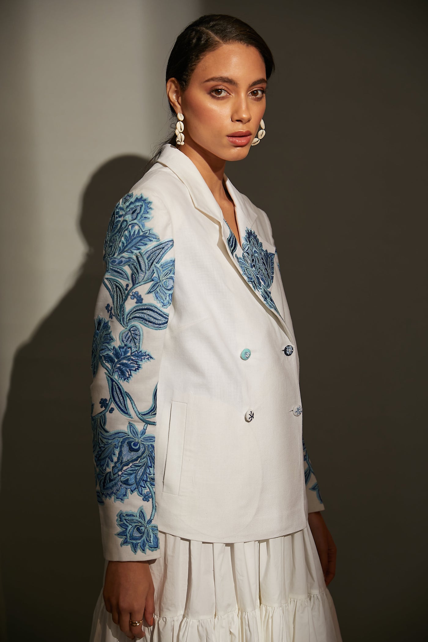 Buy Online Womenvintage Embroidered Summer Blazer By Betrue â BETRUE.official